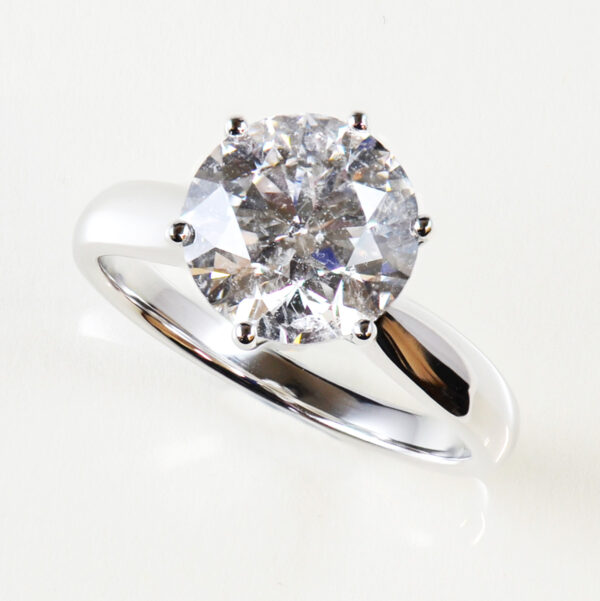 3 carat diamond solitaire engagement ring