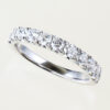 white gold and diamond wedding/eternity ring