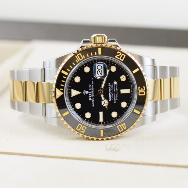 stainless steel and yellow gold Rolex Submariner 126613