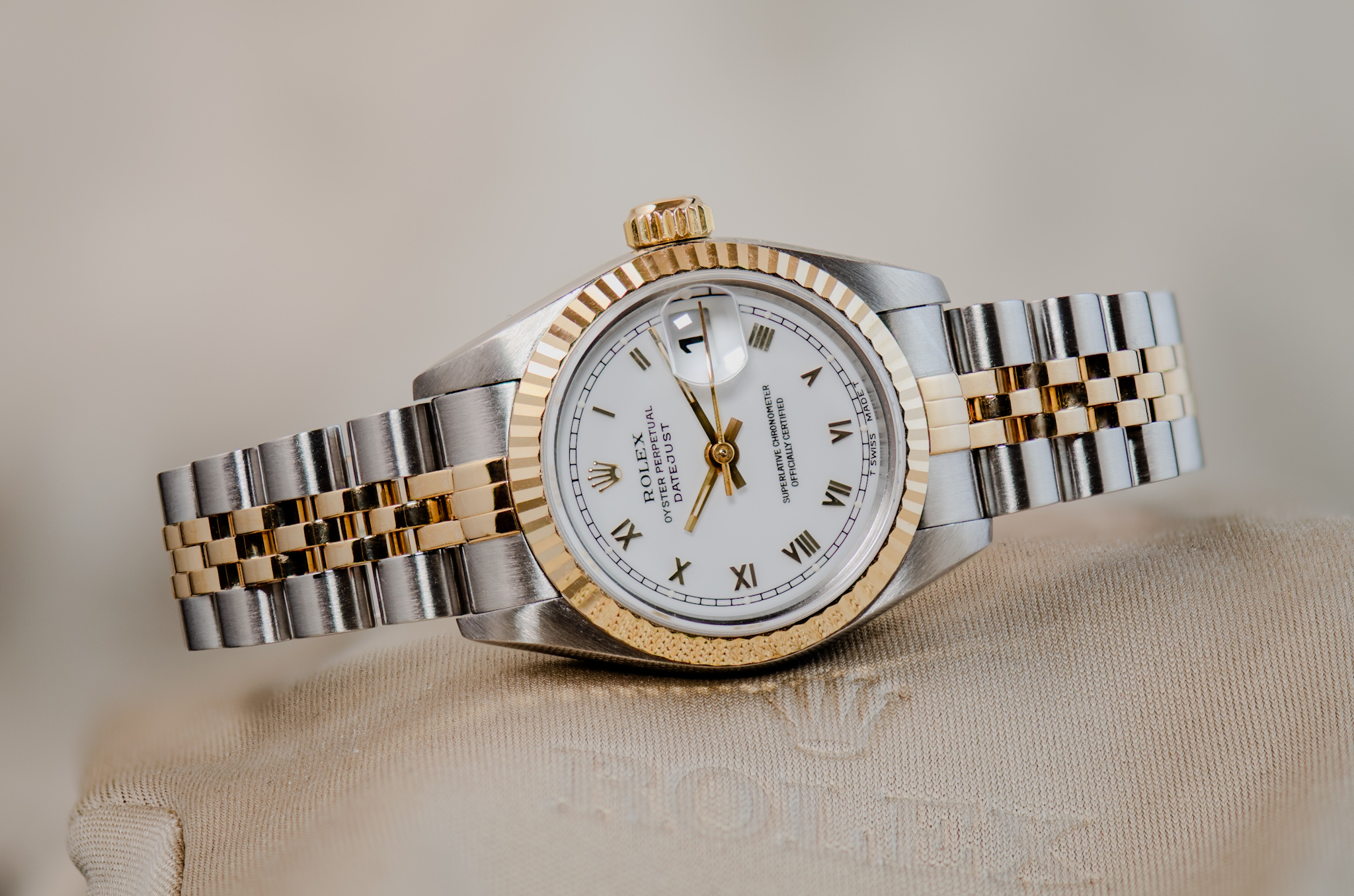 Ladies Stainless Steel Rolex Oyster Perpetual Datejust 69173 Rebecca's Jewellers Southport