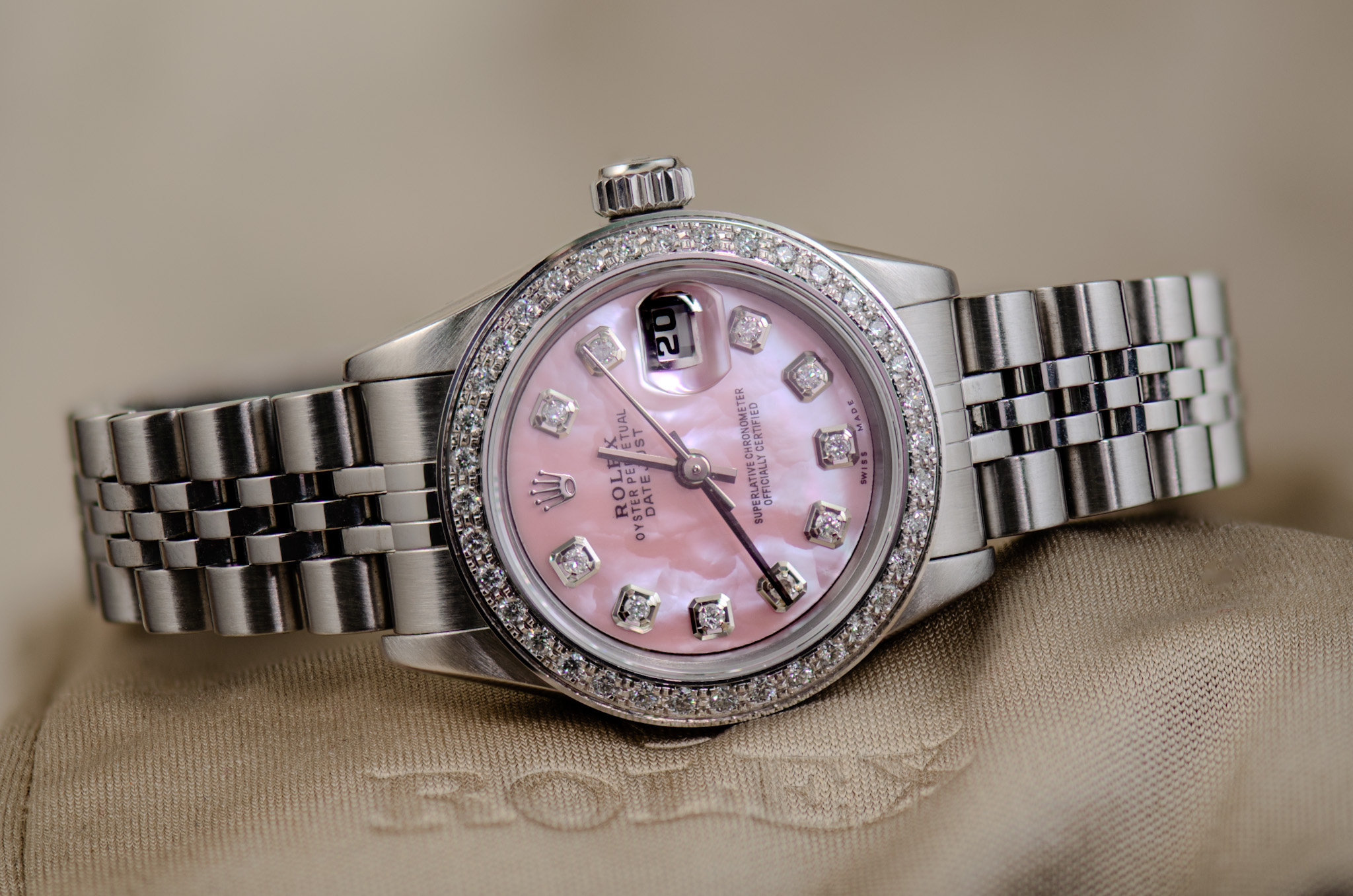 Ladies Stainless Steel Rolex Oyster Perpetual Datejust Ref – 69174 #2916 Rebecca's Jewellers Southport