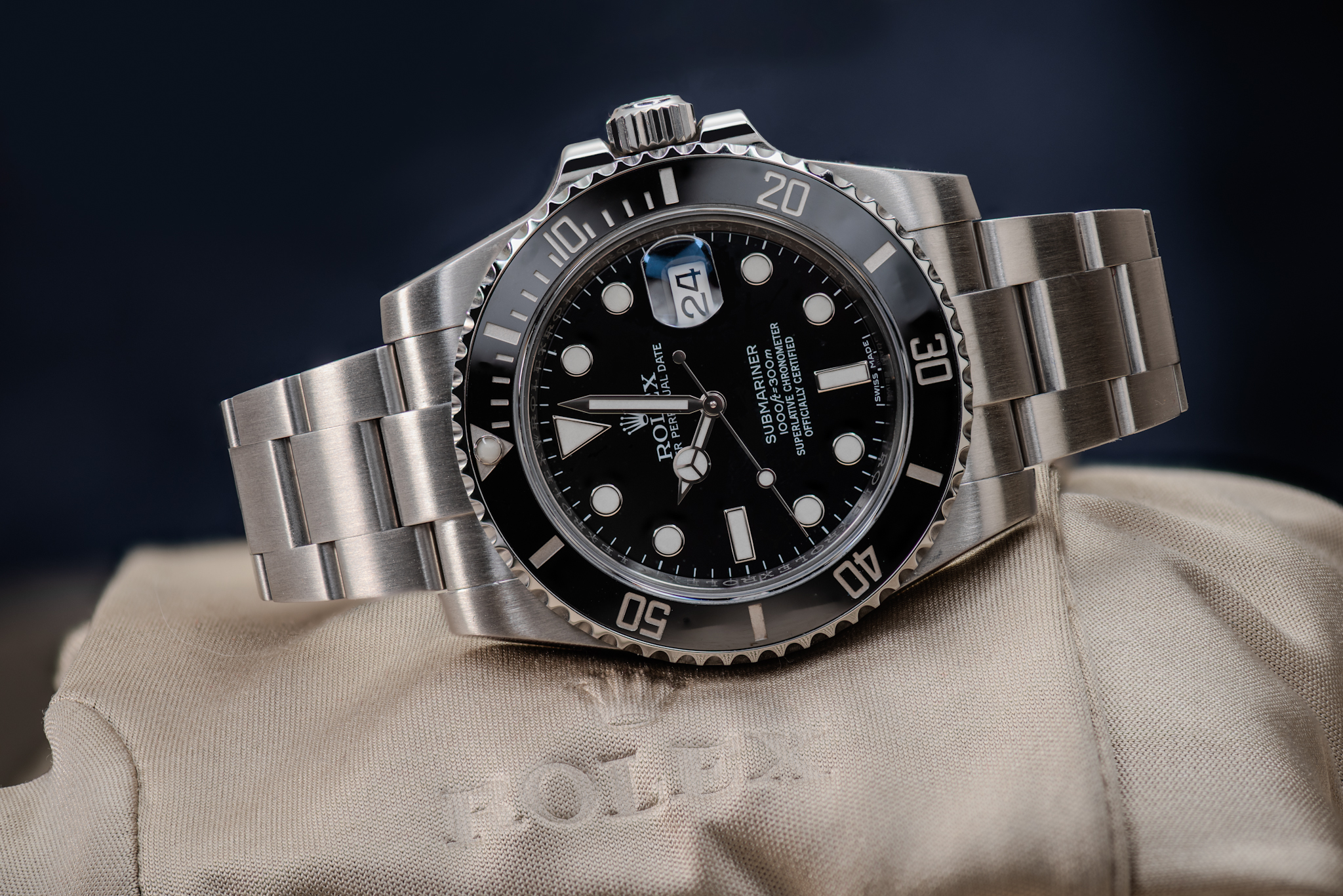 Stainless steel Rolex Submariner ref 116610 Rebecca's Jewellers Southport