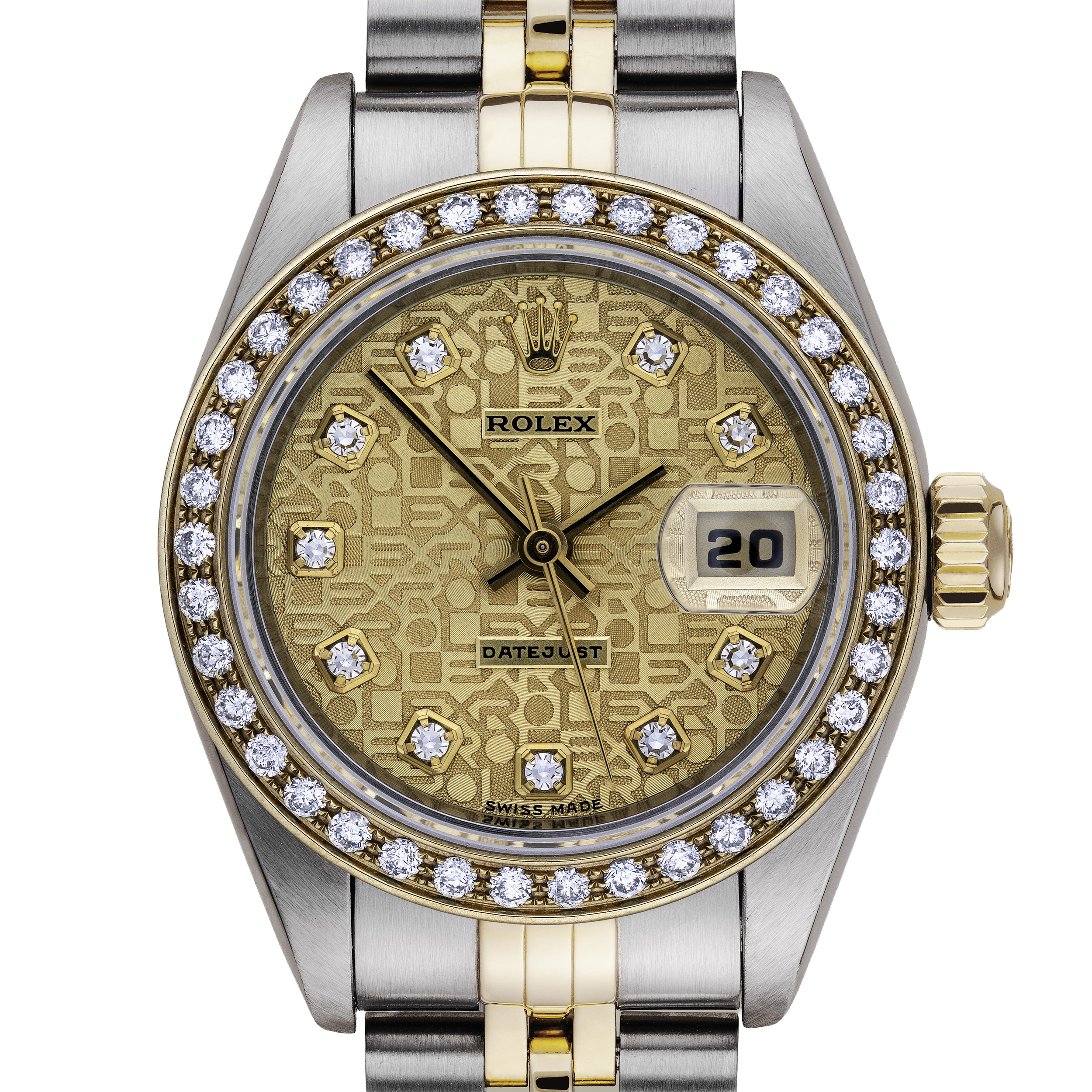 26mm Bi-Metal Yellow Gold Rolex Datejust Crop (#3330) Rebecca's Jewellers Southport