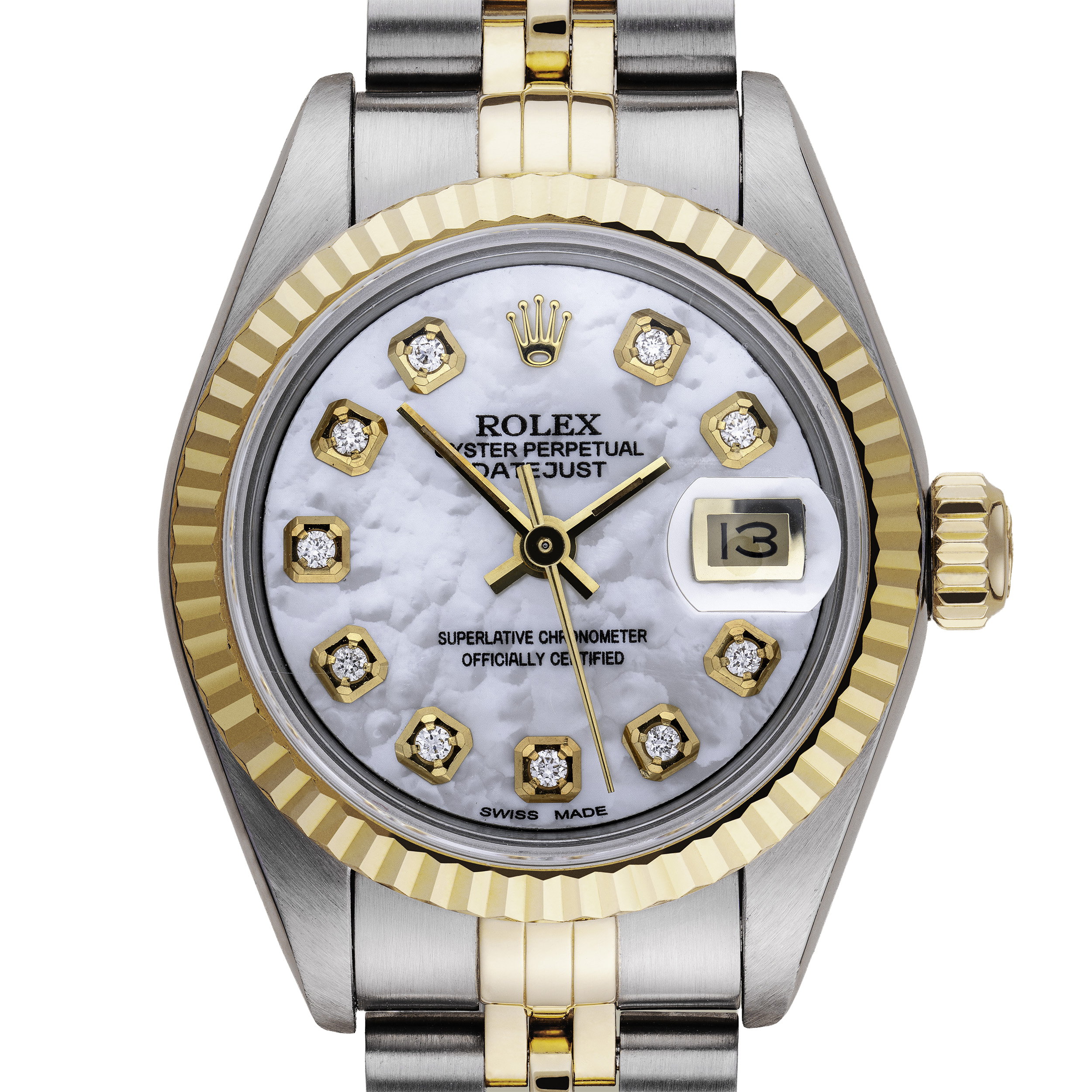 26mm Bi-Metal Yellow Gold Rolex Datejust Crop (#3370) Rebecca's Jewellers Southport