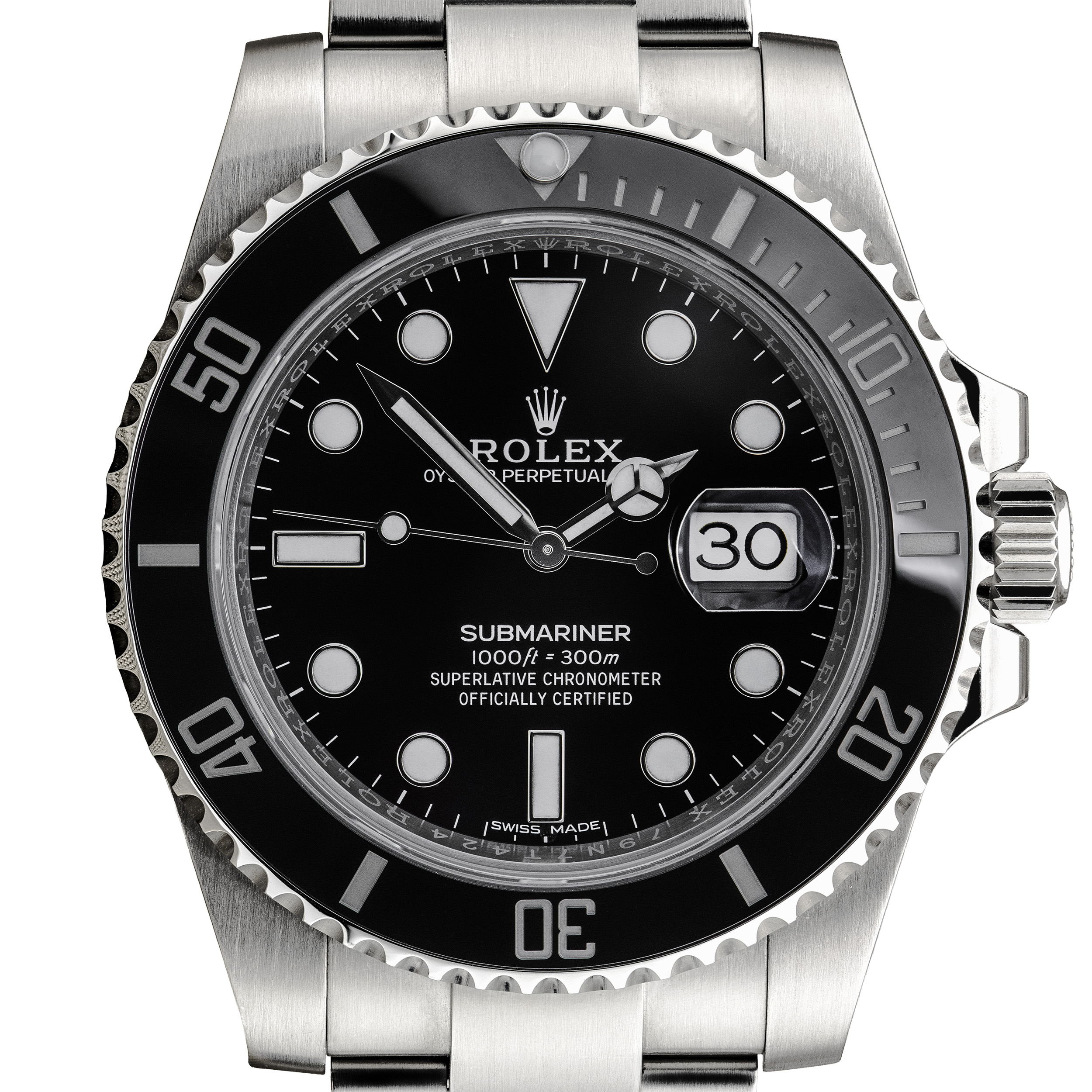 40mm Stainless Steel Rolex Submariner (#3117) Crop Rebecca's Jewellers Southport